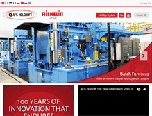 Tablet Screenshot of afc-holcroft.com